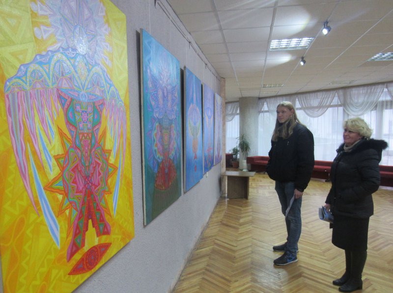 виставка творів художника В'ячеслава Странніка