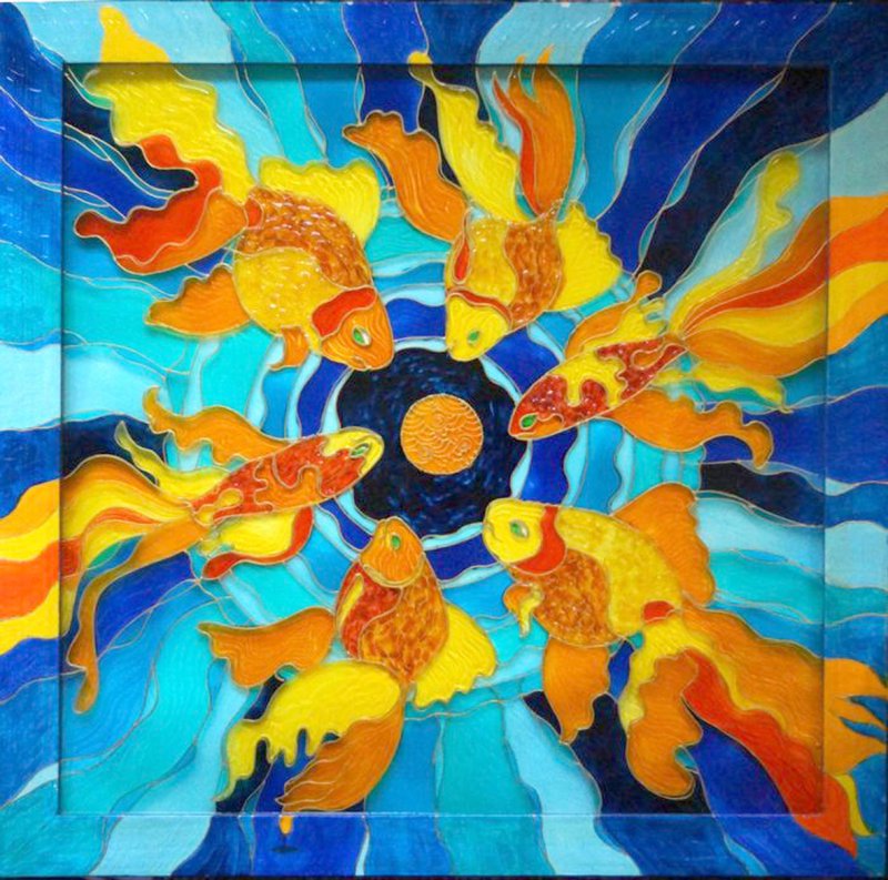 Виставка Венери Сабірової: Сонячні риби