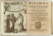 Контртитул - титул першого видання книги Г. Галілея - Діалоги про дві системи світу - Птоломеєву і Коперникову