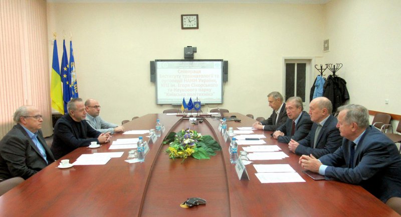 Встреча с делегацией Института травматологии и ортопедии НАМН Украины