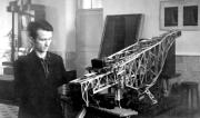 С.П.Фіщенко в лабораторії гірничих машин КПІ, 1952 р.