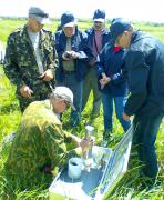 Польові дослідження під час  українсько-американської екологічної експедиції