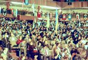 Делегати першого з'їзду Народного руху України в залі ЦКМ КПІ, 1989 р.